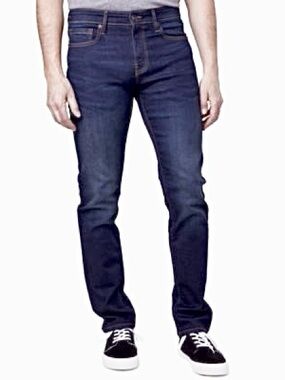 LAZER Men's Slim-Fit Skinny Jeans Mid Rise 32X32
